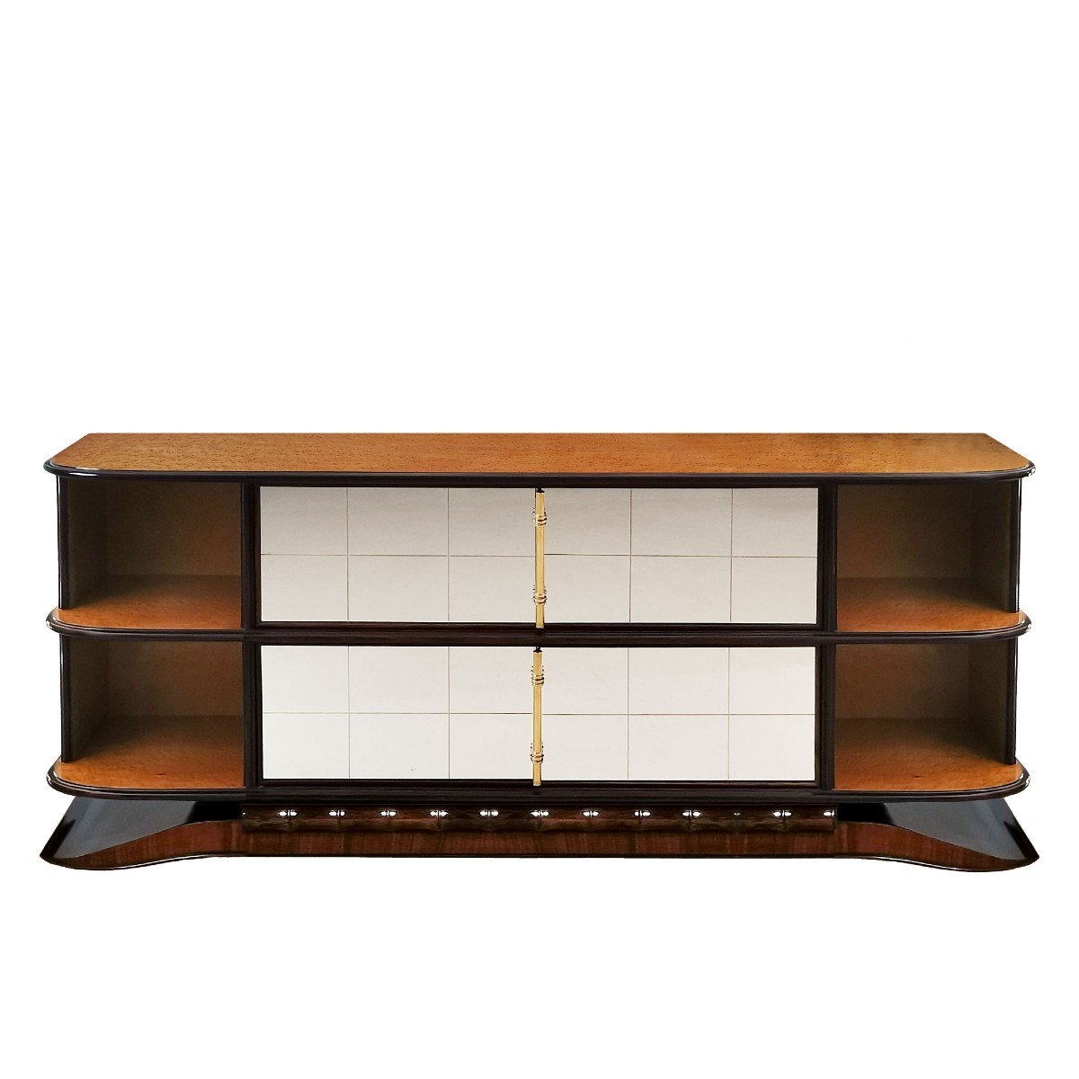 Art Deco Sideboard In Solid Wood - Italy 1930