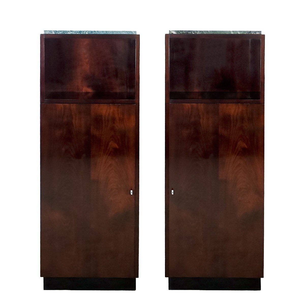 Pair Of Cabinets In Solid Mahogany - France 1940