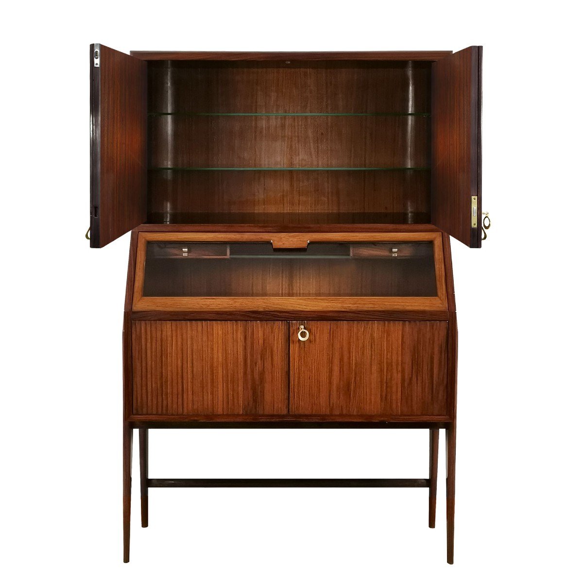 Rosewood Bar Cabinet By Ico Parisi - Italy 1955-photo-3