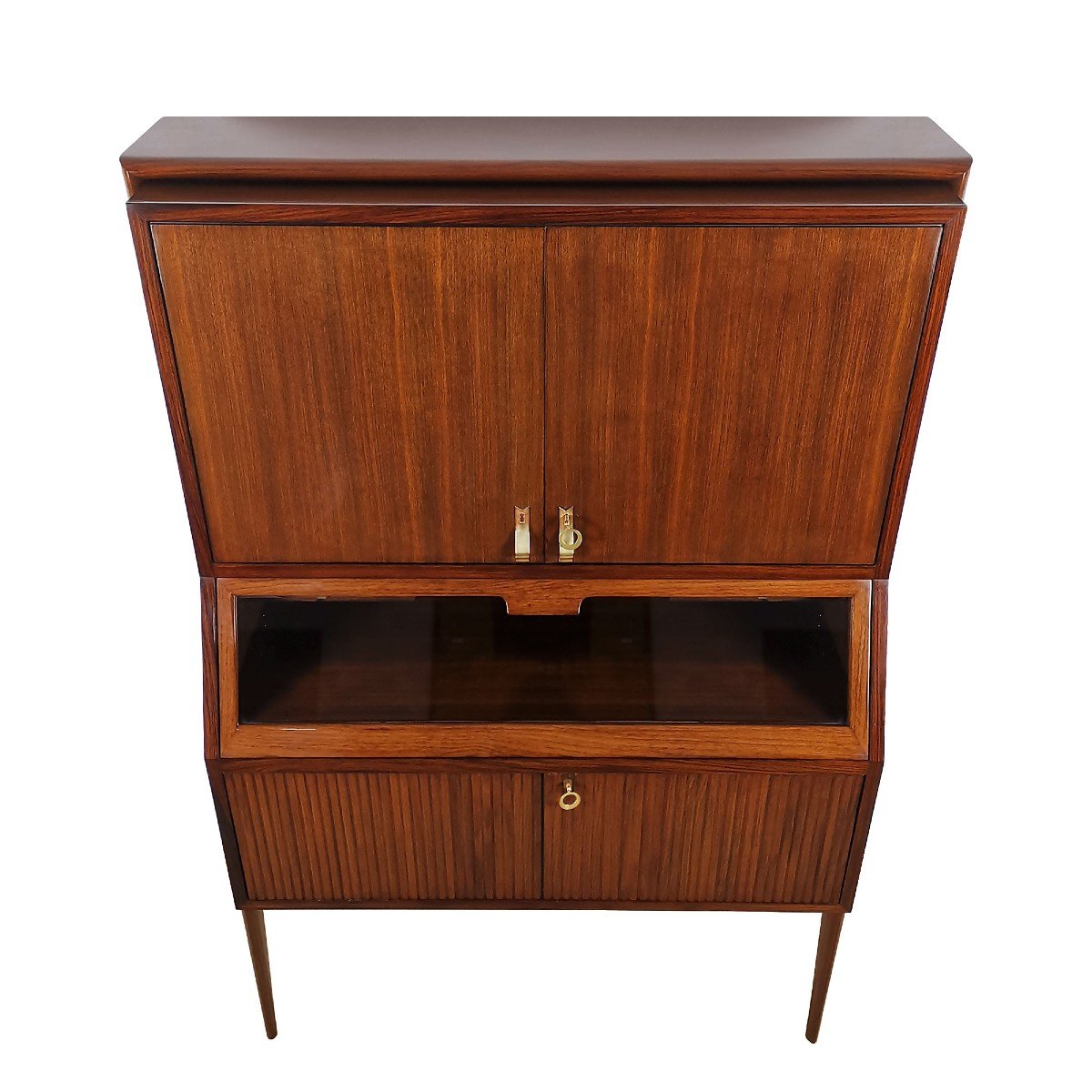 Rosewood Bar Cabinet By Ico Parisi - Italy 1955-photo-8