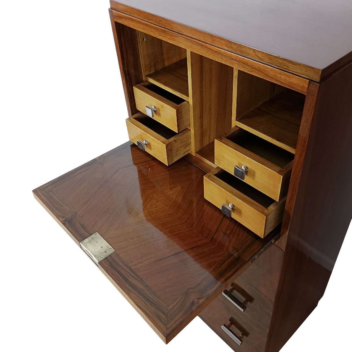 Small Art Deco Writing Desk – France 1930-photo-1