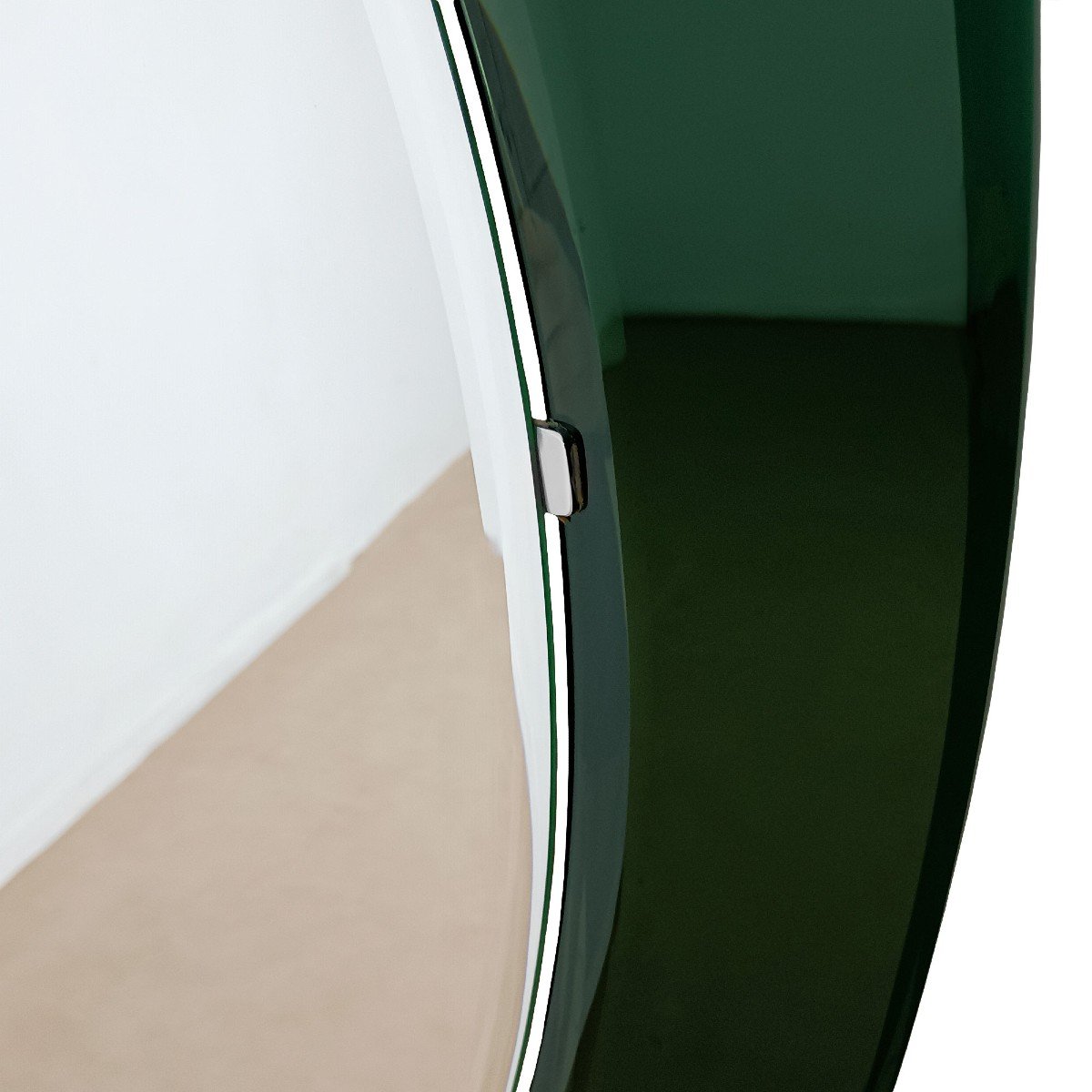 Large Oval Mirror Attributed To Fontana Arte – 1960-photo-4