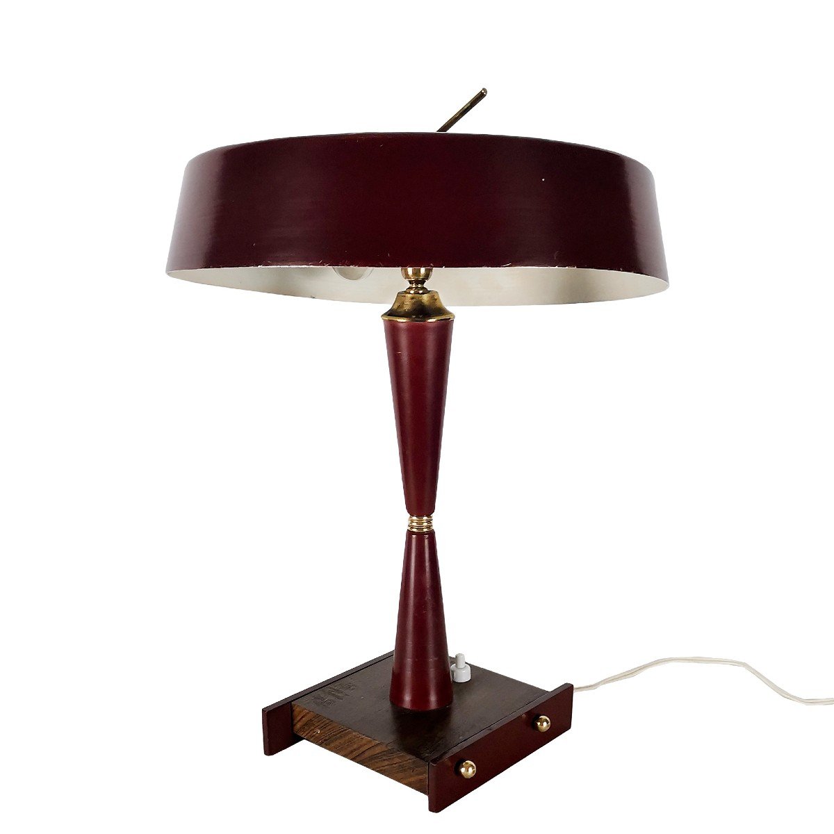 Small Table Lamp By Stilux Milano- Italy 1950-photo-3