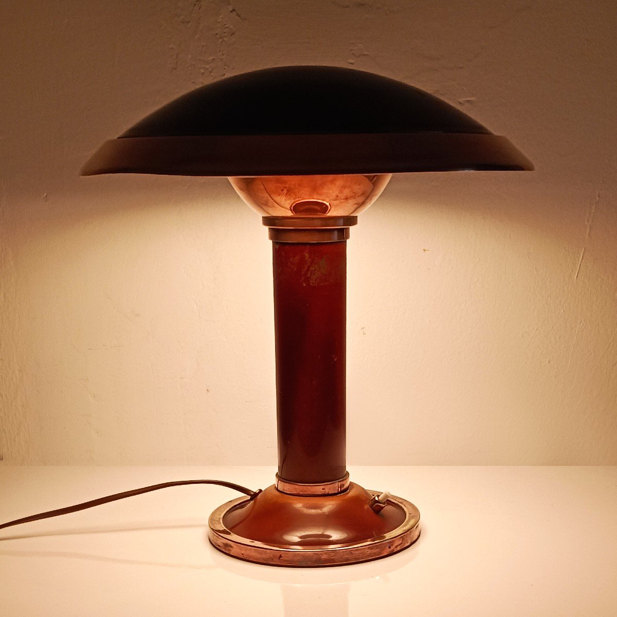 “eloctra” Desk Lamp By Georges Halais – France 1933-photo-4