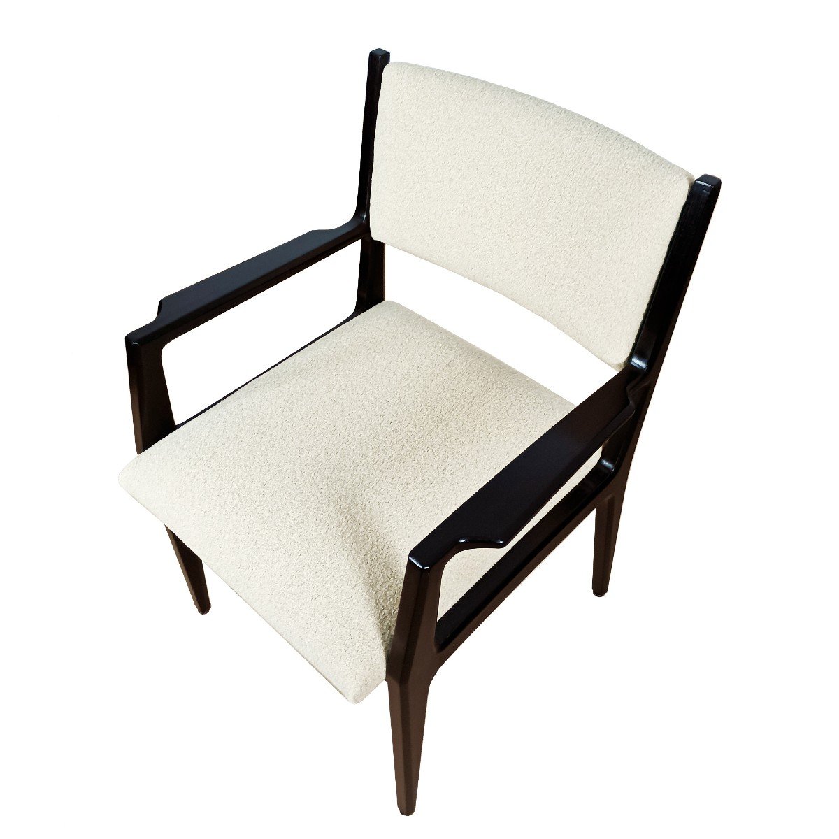 Suite Of 6 “bridge” Armchairs – Vittorio Dassi 1960-photo-2