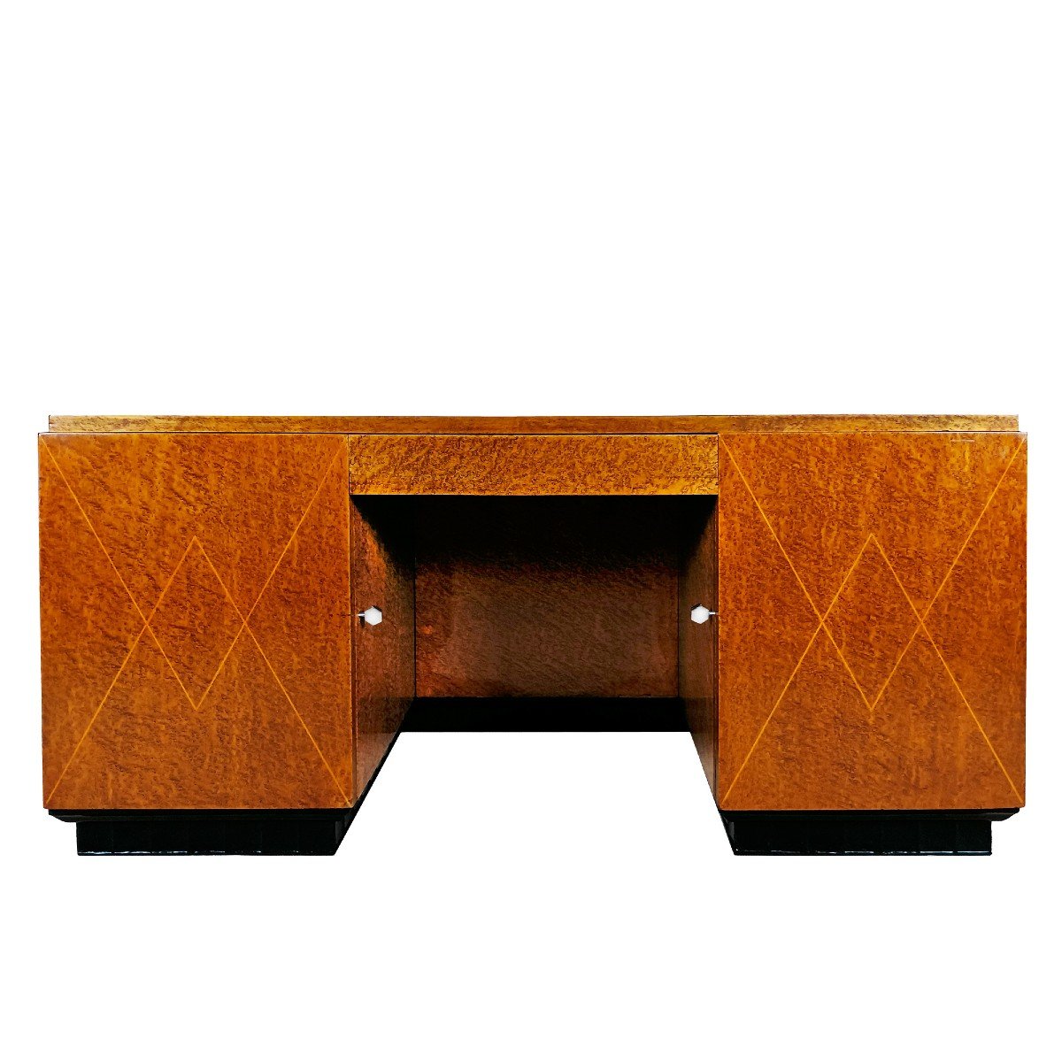 Bureau Cubiste Et Son Fauteuil Art Déco – France 1930-photo-2