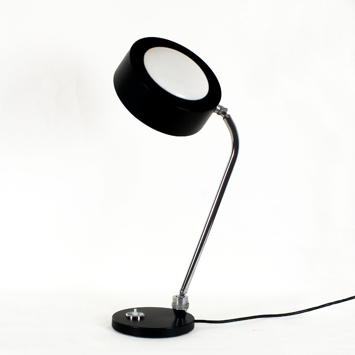 Paire De Lampes De Bureau Par André Mounique-photo-2