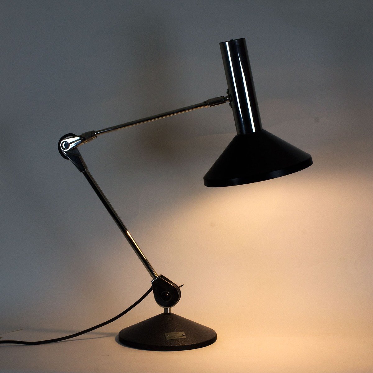 Large Articulated Desk Lamp – Belgium 1960-photo-6