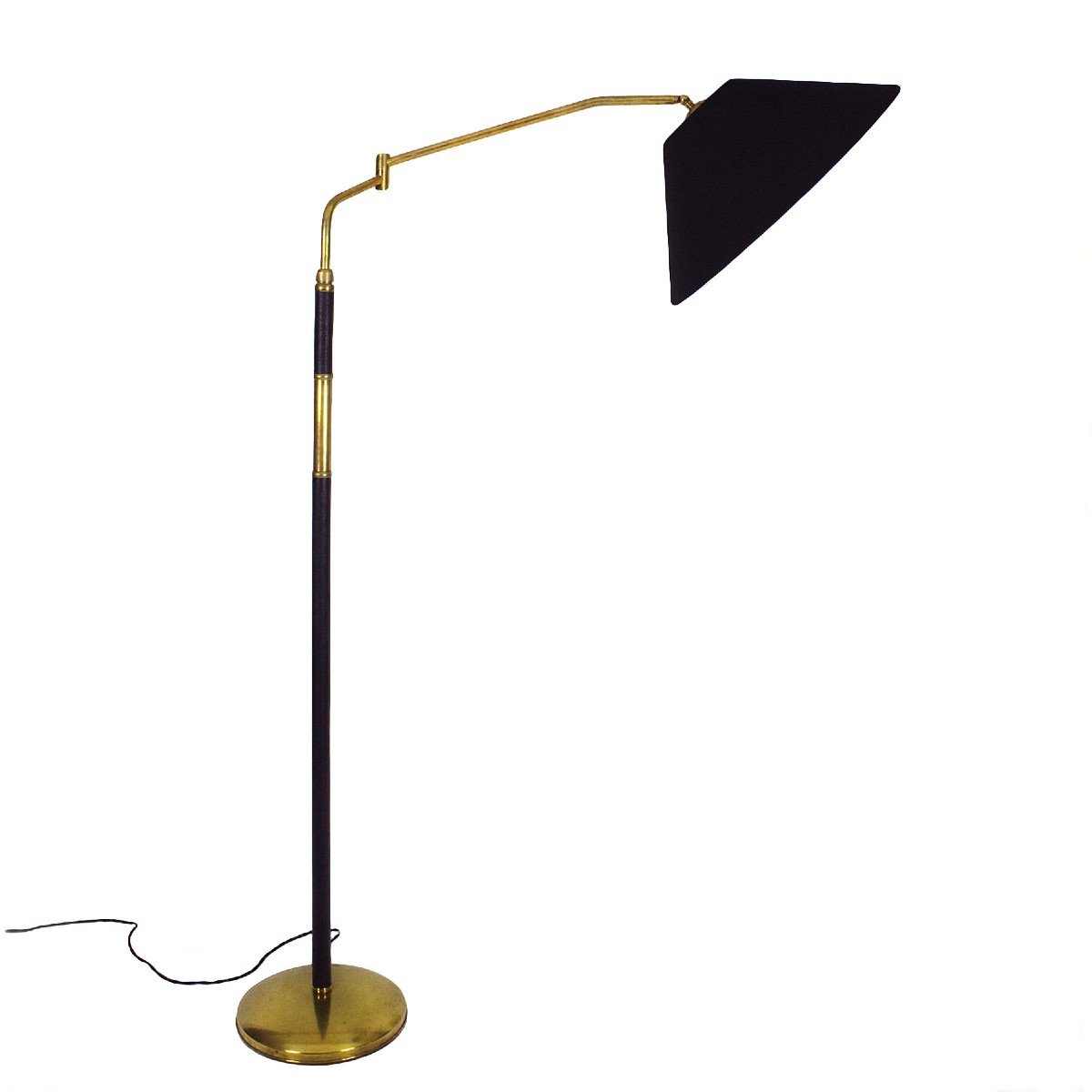 System Brass Standing Lamp – Italy 1940-photo-3