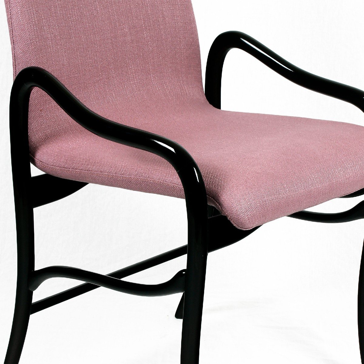 Set Of 4 Armchairs By Enrico Ciuti-photo-3