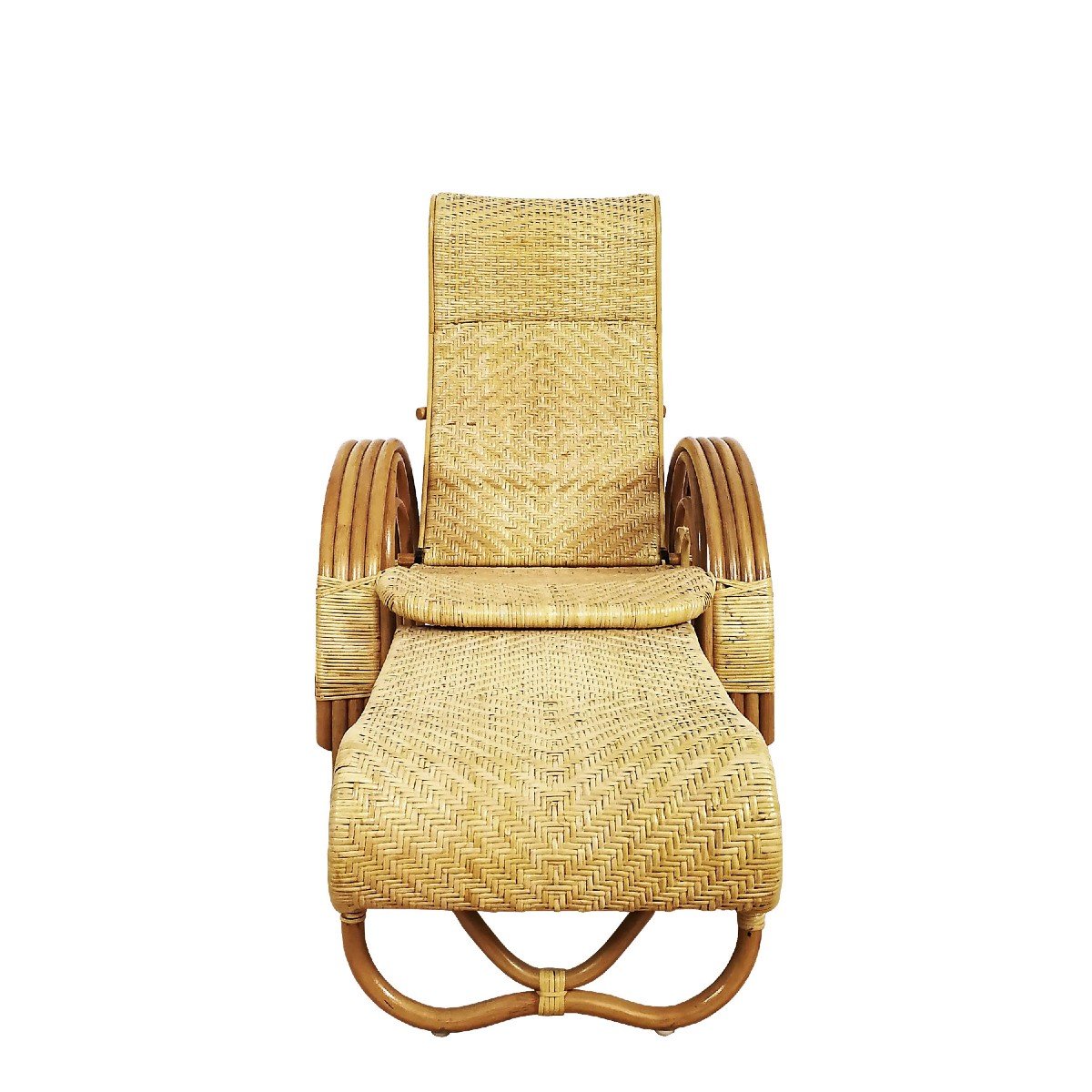 Pair Of Rattan Armchairs – Indonesia 1990-photo-3