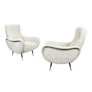 Paire De Fauteuils – Italie 1960