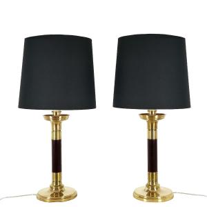 Pair Of Table Lamps By Clar – Barcelona 1960