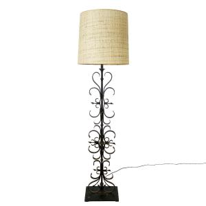 Wrought Iron Standing Lamp – Spain 1950