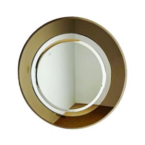 Round Beveled Mirror – Italy 1960