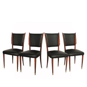 Série De 4 Chaises - Italie 1948-50