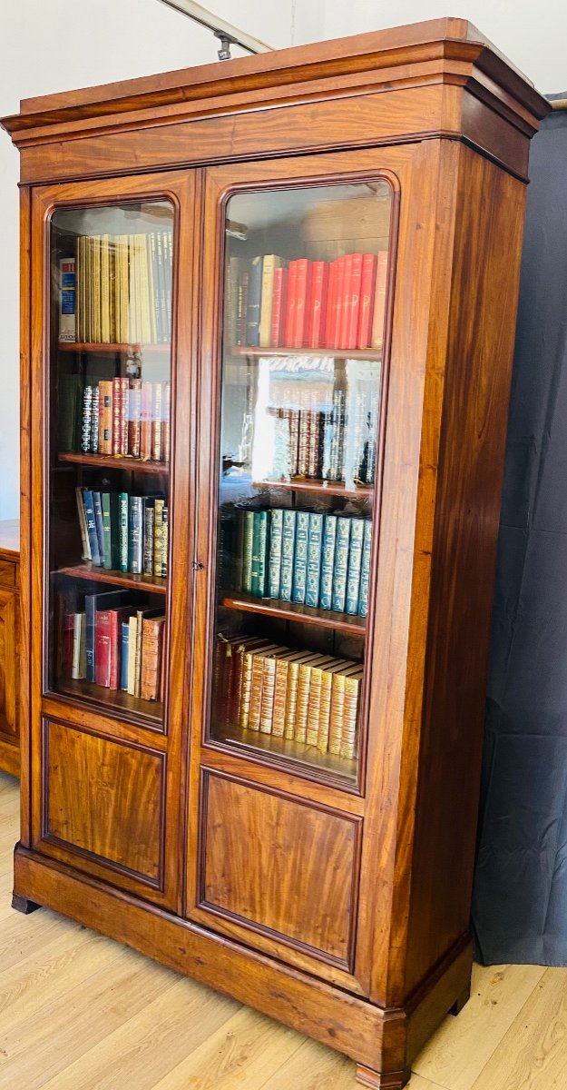 Louis Philippe Library In Period Mahogany