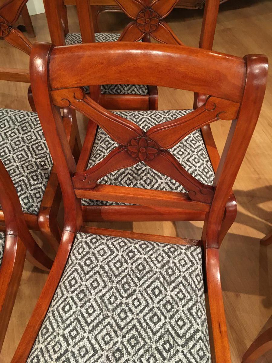 Une Suite De Cinq Chaises Restauration -photo-2