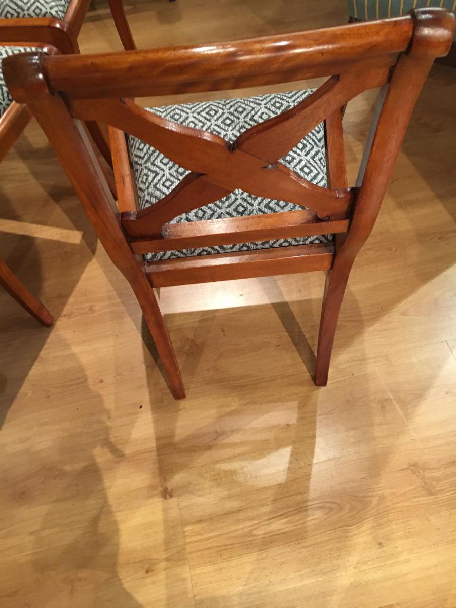 Une Suite De Cinq Chaises Restauration -photo-3