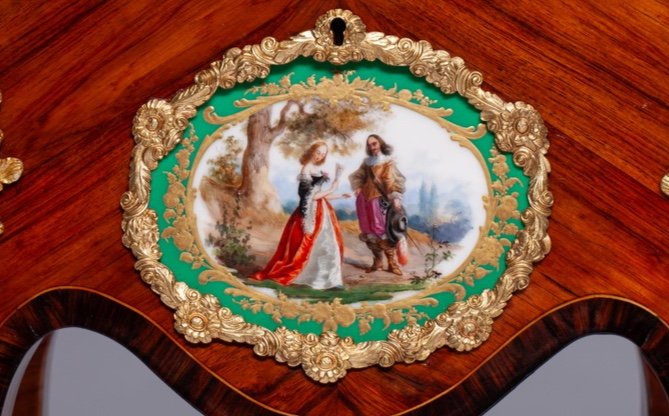 Paire De Tables d'Appoint De Style Louis XV-photo-2