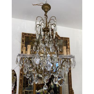 Louis XVI Style Crystal Chandeliers Suite