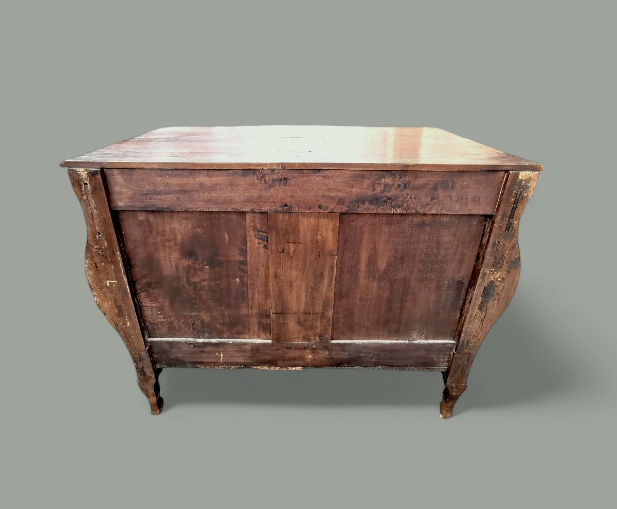 Commode Bordelaise d'Epoque XVIIIe en Bois de Cerisier -photo-5