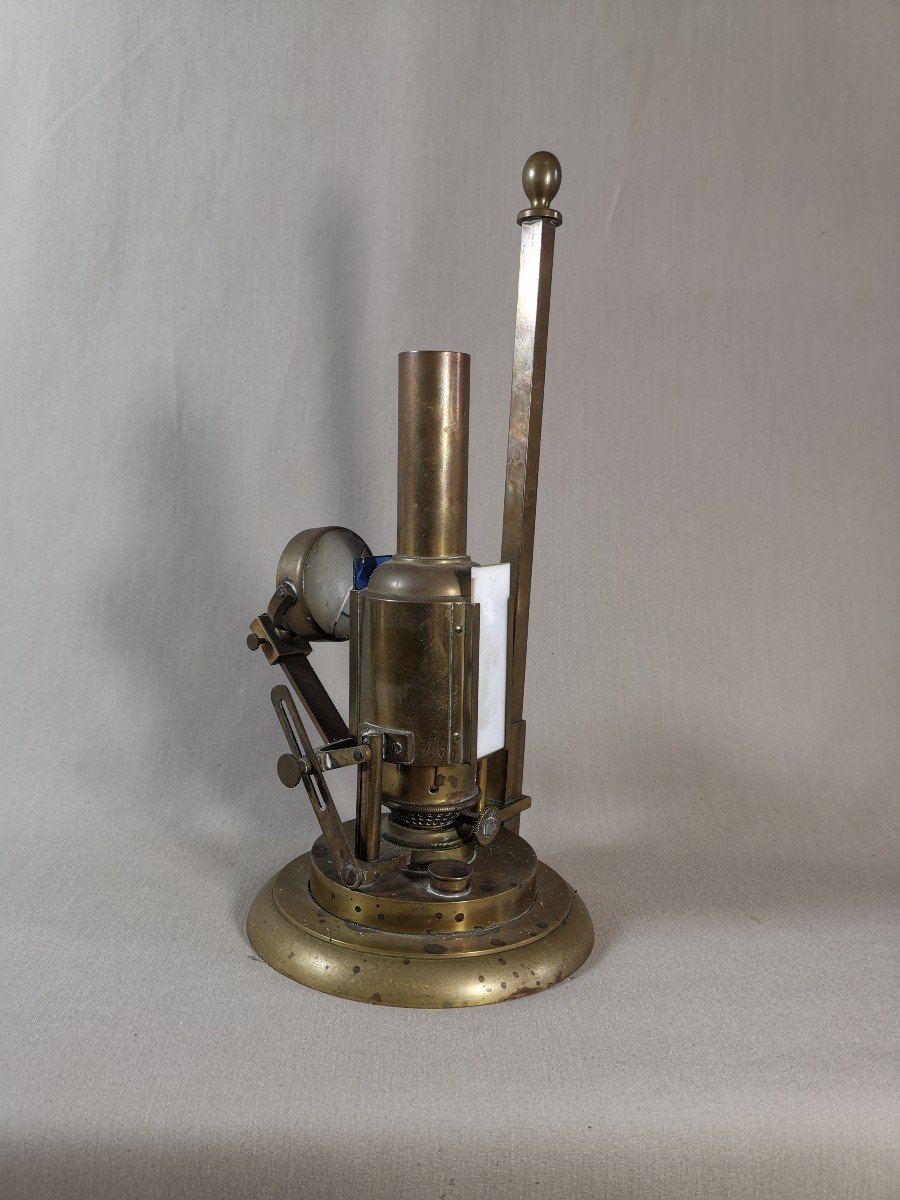 19th Century Scientific Instrument, Microscope Laboratory Lamp-photo-3