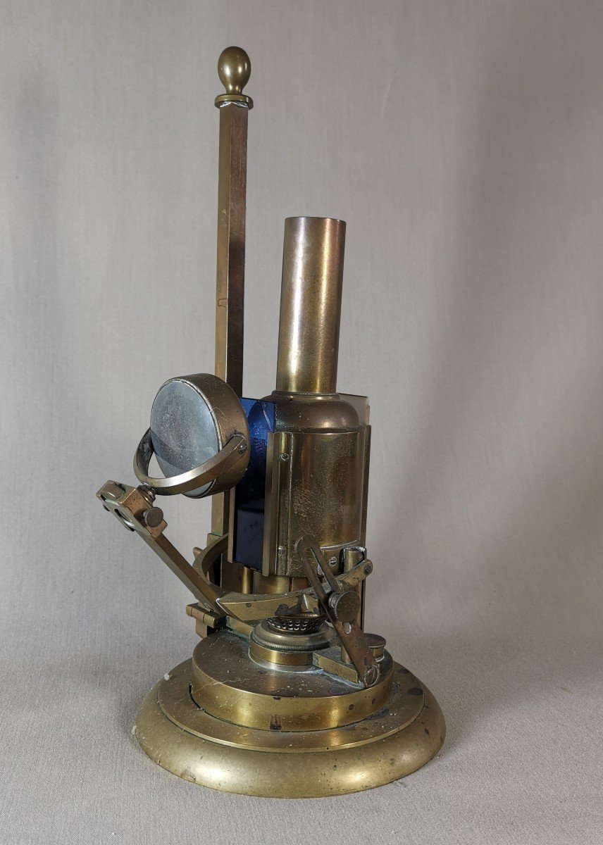 19th Century Scientific Instrument, Microscope Laboratory Lamp-photo-1