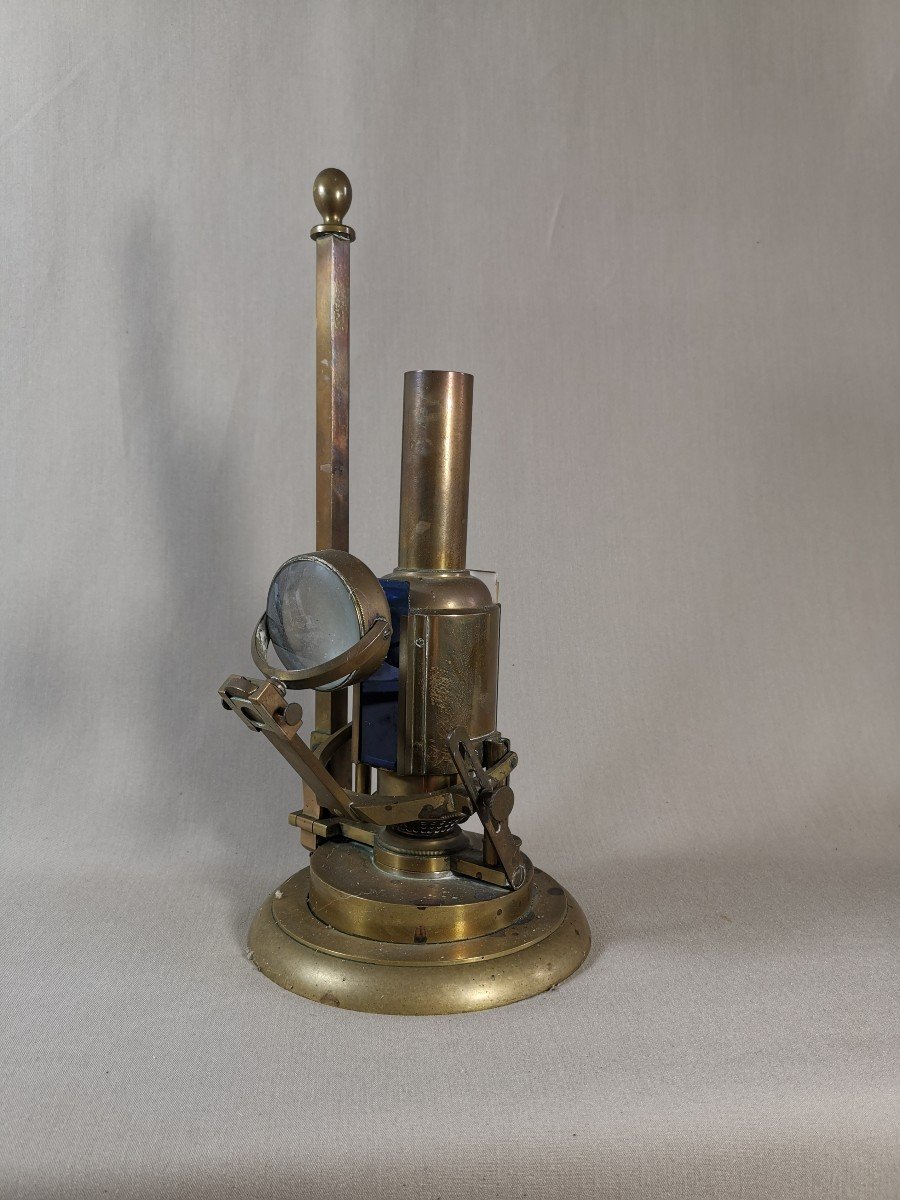 19th Century Scientific Instrument, Microscope Laboratory Lamp