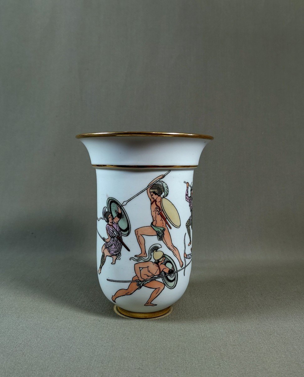 Vase Néo Grec, Hill Pottery, Sir James Duke & John Sherriff Hill, Angleterre Staffordshire-photo-2