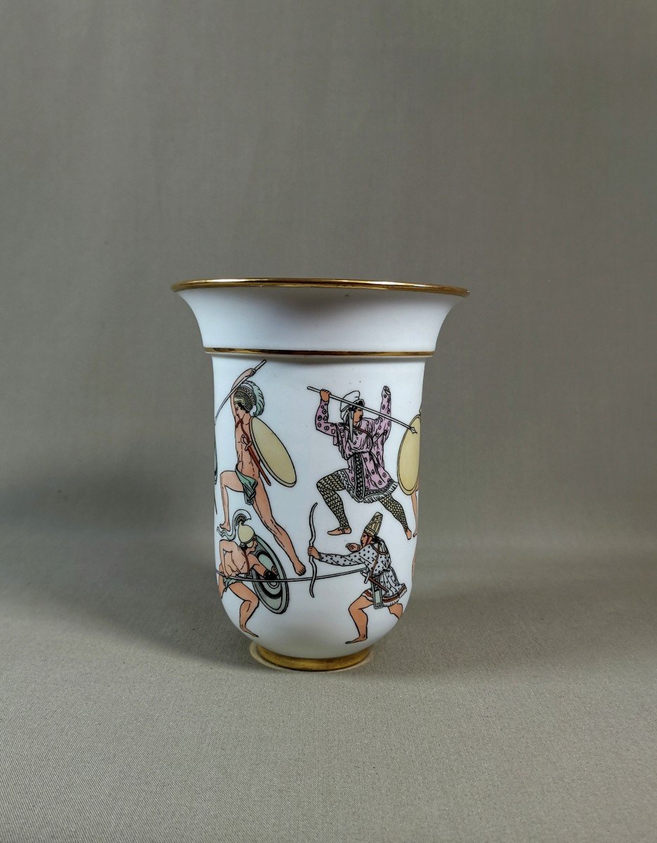 Vase Néo Grec, Hill Pottery, Sir James Duke & John Sherriff Hill, Angleterre Staffordshire-photo-3