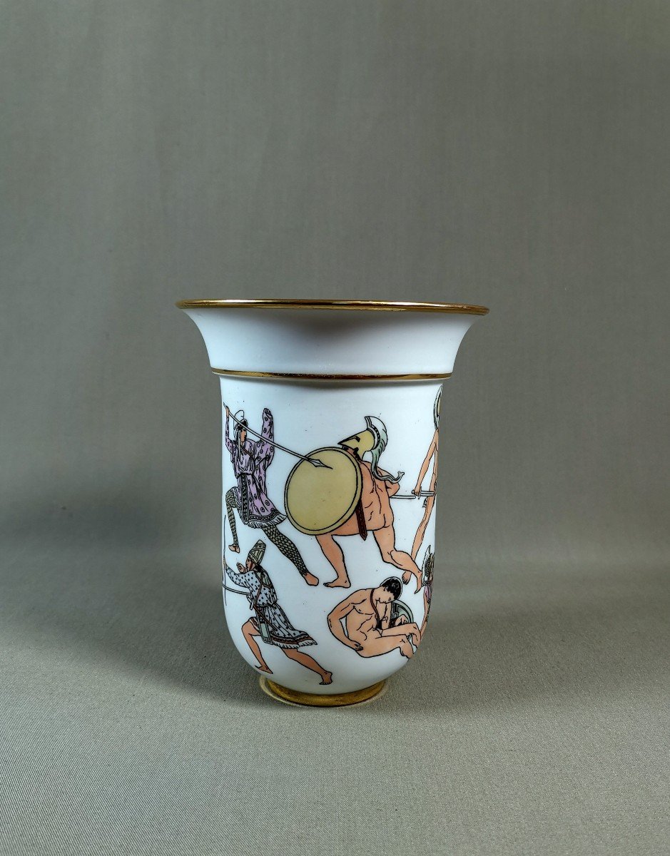 Vase Néo Grec, Hill Pottery, Sir James Duke & John Sherriff Hill, Angleterre Staffordshire-photo-4