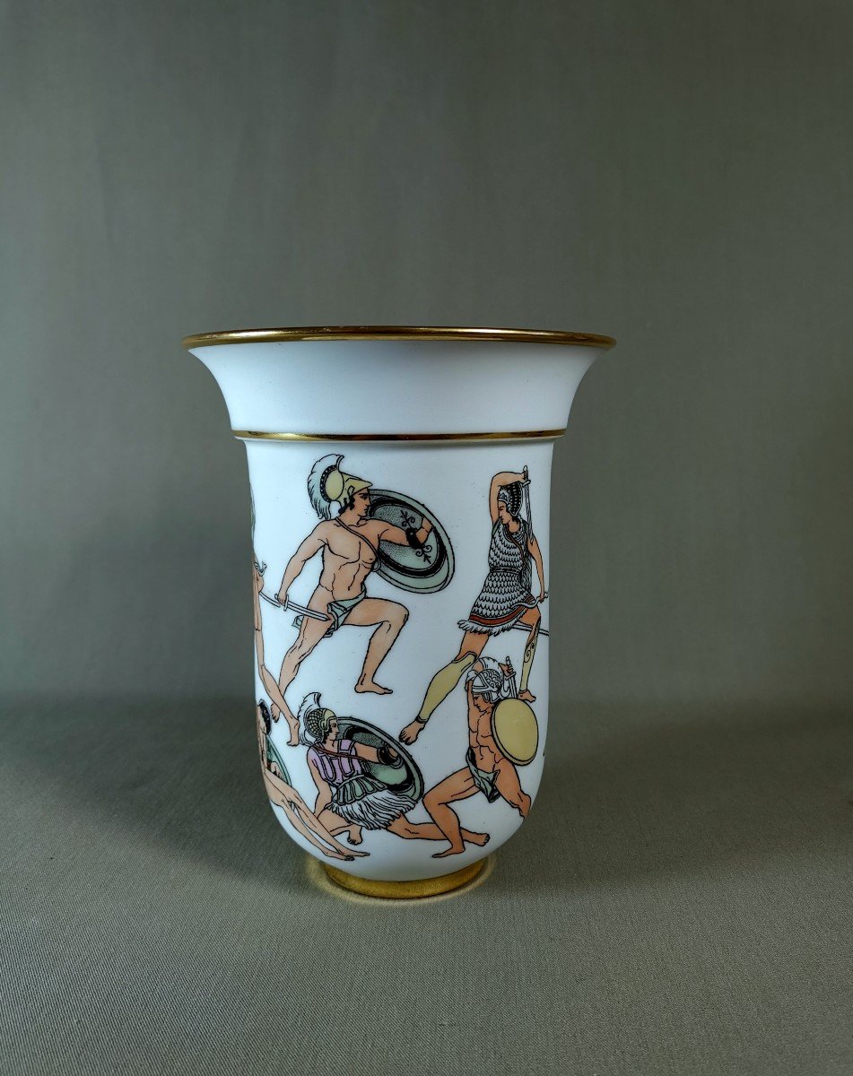 Vase Néo Grec, Hill Pottery, Sir James Duke & John Sherriff Hill, Angleterre Staffordshire-photo-6