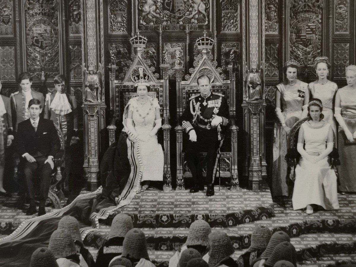 Queen Elizabeth Ii, State Opening Of Parliament, October 31, 1967, Fox Photo Ltd Photograph-photo-3