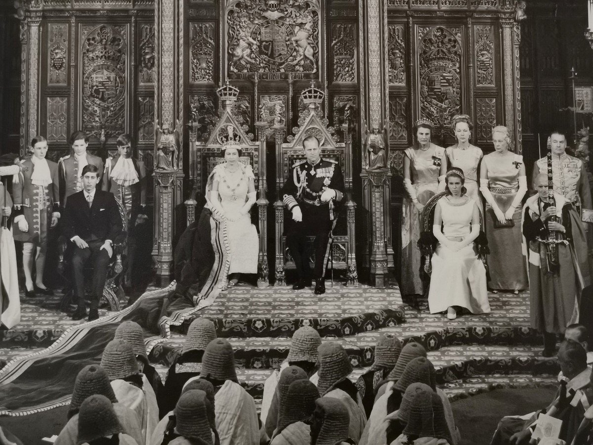 Queen Elizabeth Ii, State Opening Of Parliament, October 31, 1967, Fox Photo Ltd Photograph-photo-2