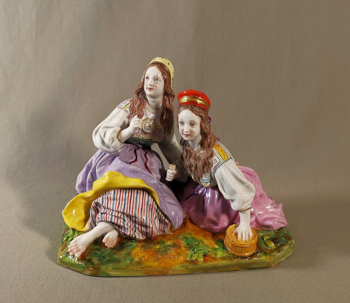 Russian Work, Auguste Shpis, Spiees, Imperial Porcelain Manufactory, St. Petersburg-photo-3