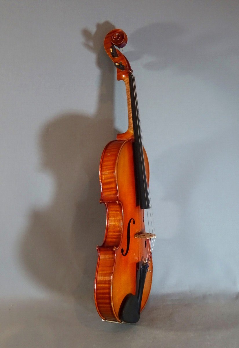 Beautiful French Violin 4/4 By Charles Résuche In Bordeaux, In 1919. N°230. Good Condition-photo-4