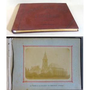 19th Century Album, Twelve Photographs 17,5x13cm Salted Paper, John Bost Asylums In La Force Dordogne, Laforce
