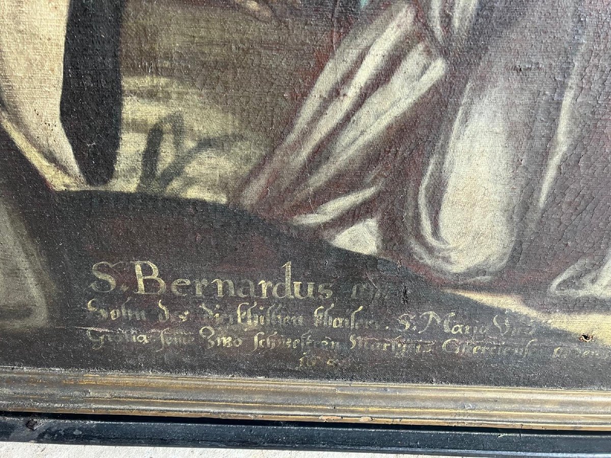 Tableau ( Huile Sur Toile ):le Martyr De Saint Bernard Et Ses Sœurs Marie Et Grâce , Fin XVIIe-photo-4