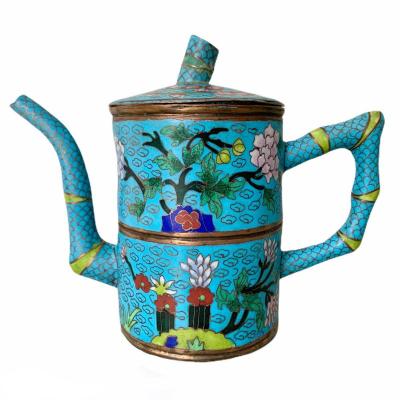 China Cloisonne Enamel Teapot