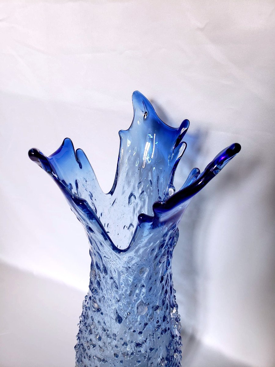 Grand vase en verre de Murano . 1960-photo-4