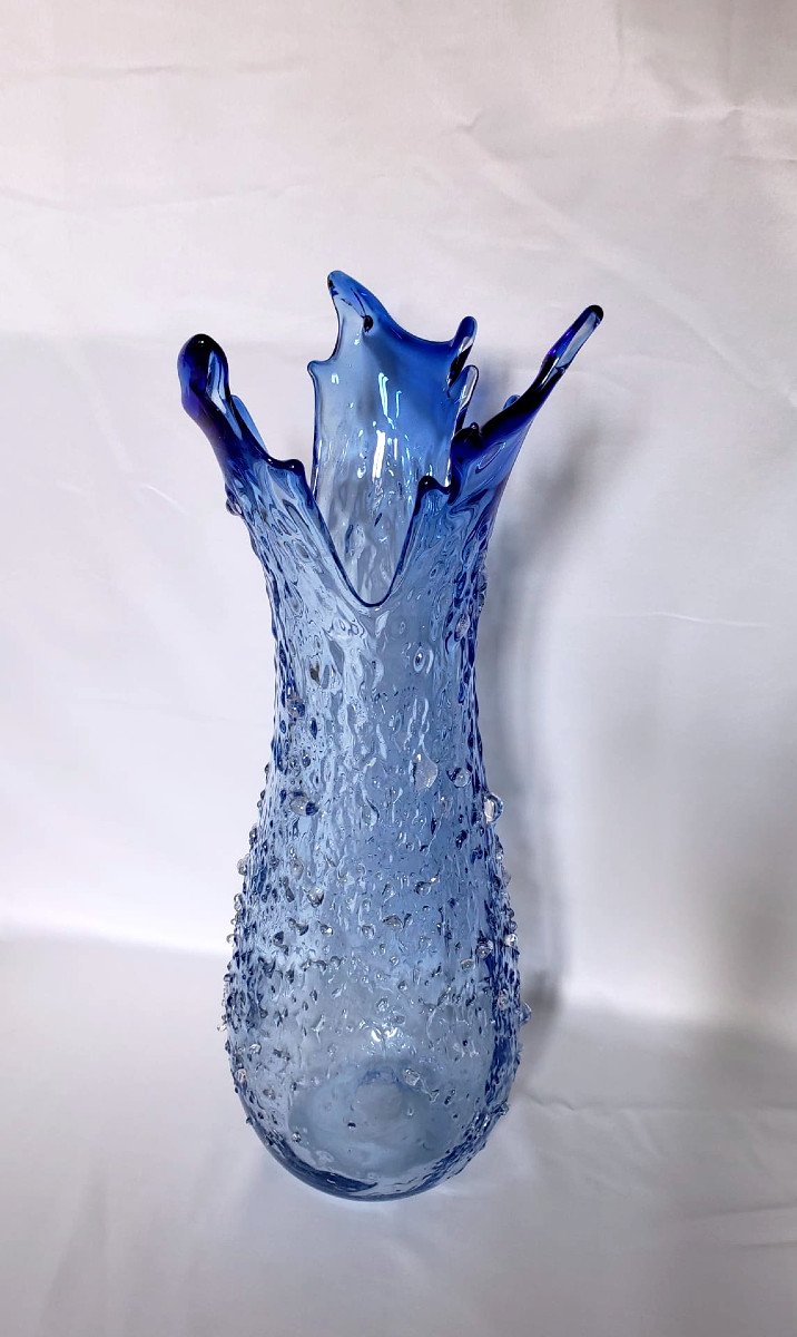 Grand vase en verre de Murano . 1960-photo-2