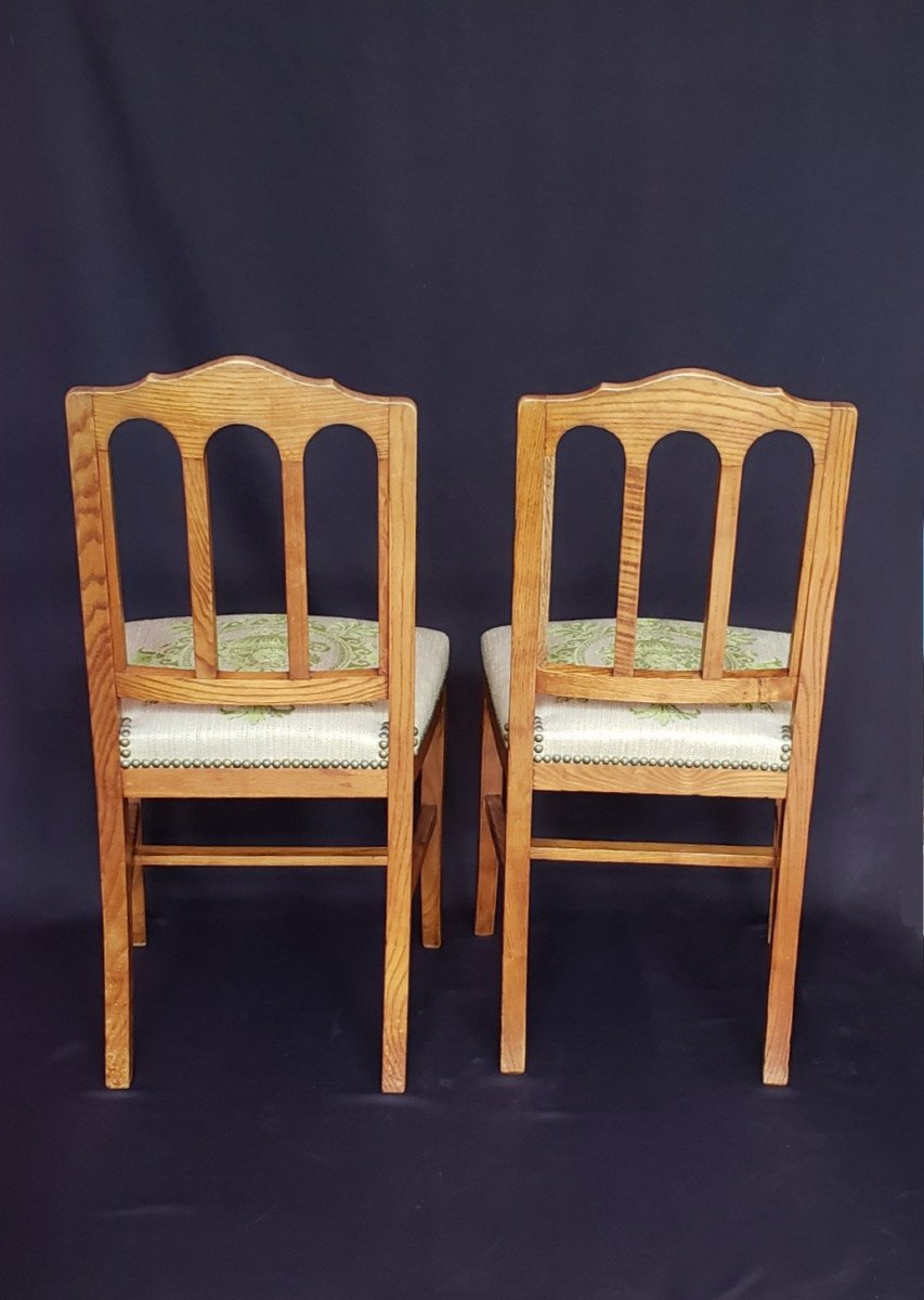 Pair Of Padded Chairs From The Restoration Period -photo-5