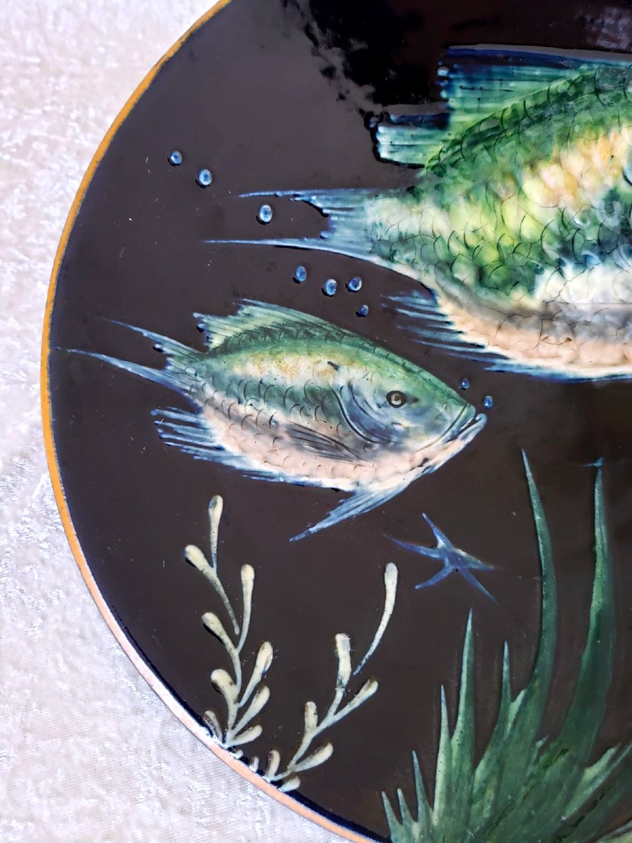 Puigdemont Dish Decorated With Fish-photo-3