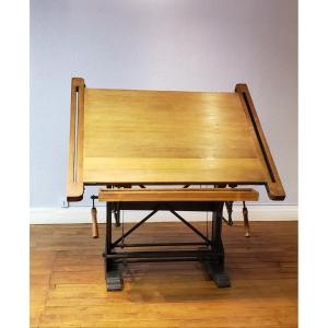 Art Deco Period Architect's Table 