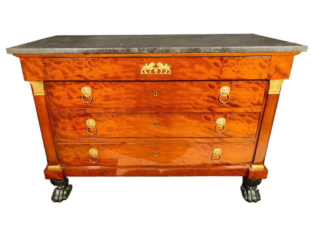 XIX Century Empire Commode-photo-3