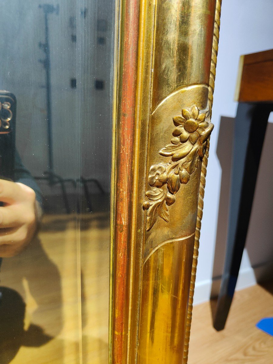 XIX Century Golden Mirror-photo-5