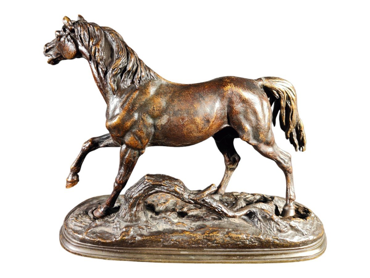 Jules Moigniez (1835-1894) Bronze Horse-photo-2