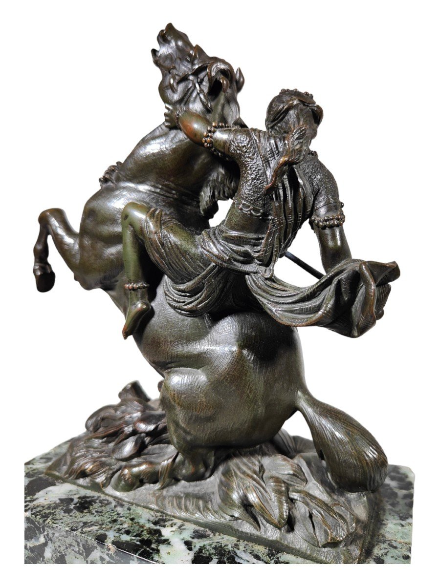 Amazon On Horseback Attacked By A Tiger August-karl-edouard Kiss Bronze Statue Germany-photo-3