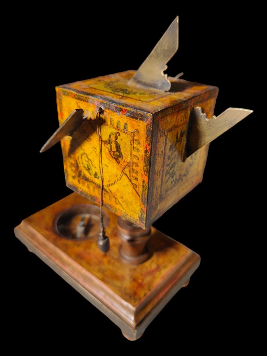 Cadran Solaire Cube Portable David Beringer Ca. 1780–1821-photo-6